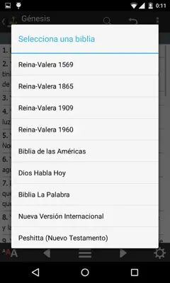 La Santa Biblia android App screenshot 1